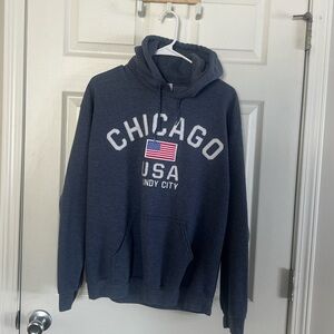 Chicago USA Navy Hoodie